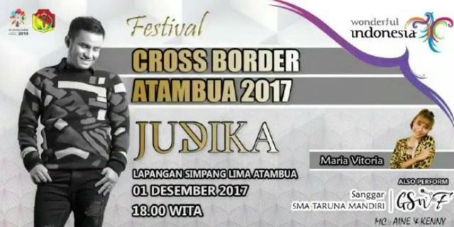 Judika Bakal Menghentak Festival Crossborder Atambua