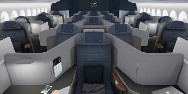 Intip Kursi Kelas Bisnis Terbaru Lufthansa, Mirip Singgasana!