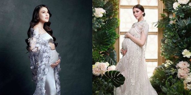 Inspirasi Foto Maternity Tertutup ala Tiga Artis Cantik