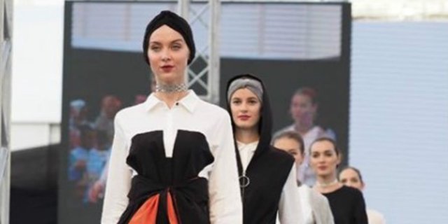 10 Busana Paling jadi Sorotan di Dubai Modest Fashion Week