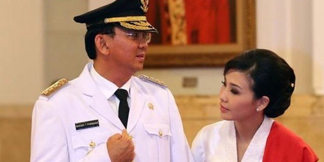 Potret Kemesraan Veronica Tan dan Ahok, Sebelum Digugat Cerai