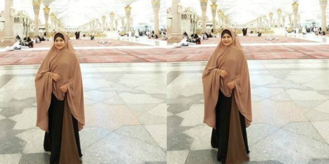 Hijab Unik ala Puti Guntur, Khas Ibu Pejabat Kekinian