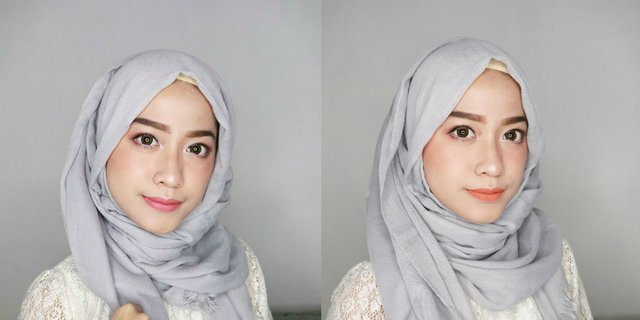 Cyndi Adissa: Tutorial Hijab Bahan Polyester, Adem & Tak Licin