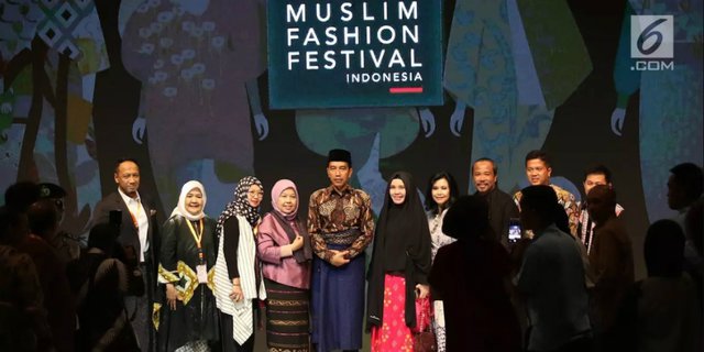 Lebih Fashionable, Jokowi Jadi Pusat Perhatian di Muffest 2018