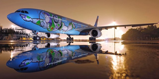 Pesawat Disney Bertema Toy Story Siap Mengudara