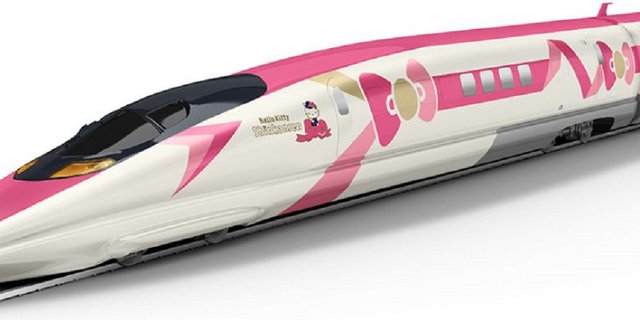 Kereta Peluru Hello Kitty Meluncur di Jepang