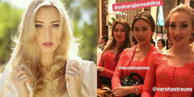 Intip Pesona Varsha Strauss, Bule Cantik Kekasih Cucu Soeharto