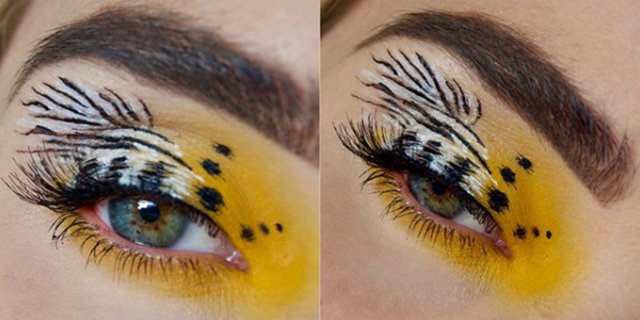 Tampil Kekinian dengan Tren Makeup 'Serangga'