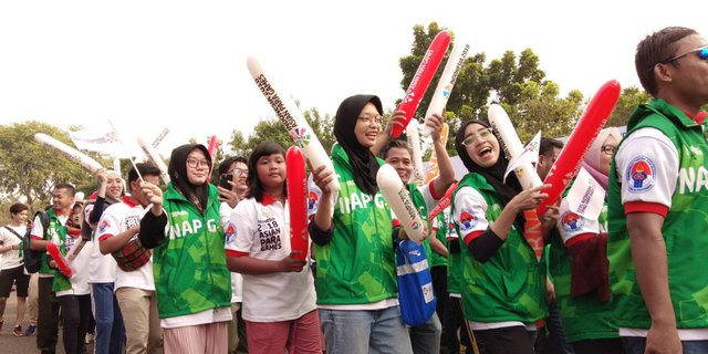 Maskot Asian Para Games 2018 Sapa Masyarakat Jakarta