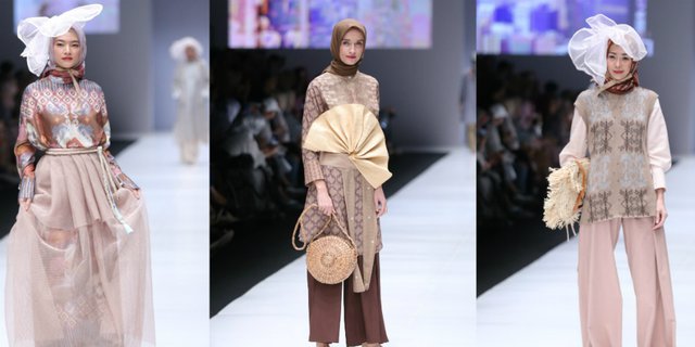 Lombok-Korea Ria Miranda Kejutkan Jakarta Fashion Week 2019