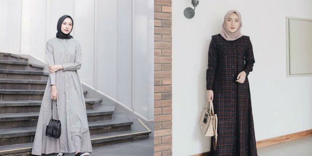 Sontek Tampilan Anggun nan Modis dengan Shirt Dress