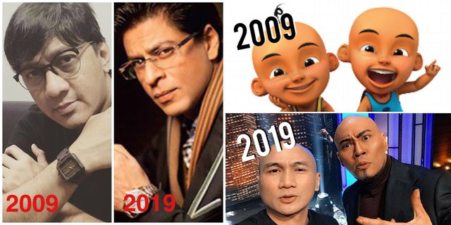 Kumpulan 10 Years Challenge Nyeleneh ala Seleb Tanah Air, Bikin Sakit Perut!