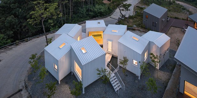 Rumah Kubus Putih di Korea, Intip Desain Uniknya
