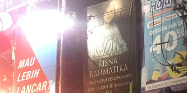 Viral Baliho Katakan Putus di Semarang