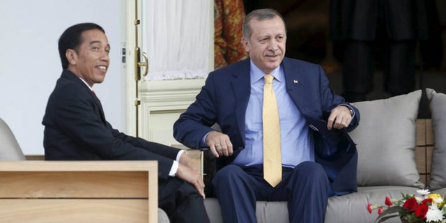 Presiden Turki Erdogan Beri Selamat ke Jokowi 