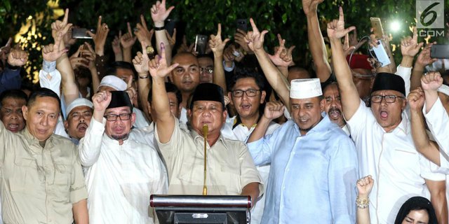 Polisi Belum Tahu Ada Acara Syukuran Kemenangan Prabowo-Sandi di Monas