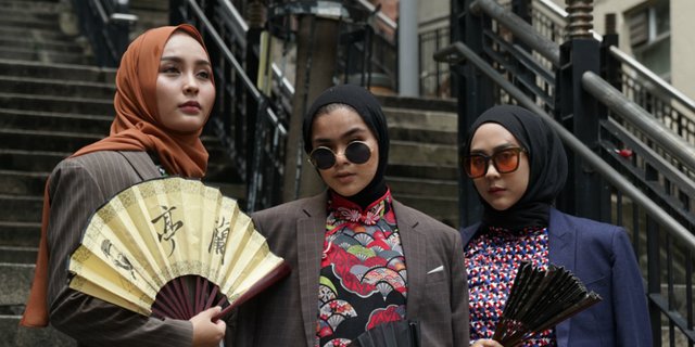 Gaya Hijab dengan Qi Pao, Baju Tradisional China