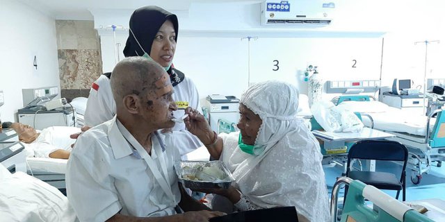 Kembali Ngamuk, Kakek Mahmud Dilarikan ke Klinik Haji