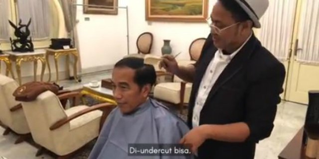 Potong Rambut, Jokowi Ingin Jajal Model Undercut ala Anak Muda