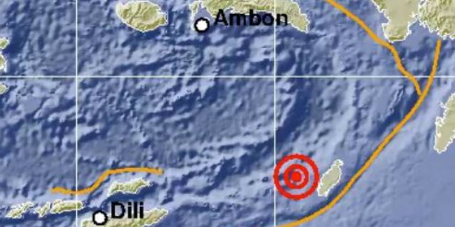 Gempa Magnitudo 5,1 Guncang Barat Laut Maluku