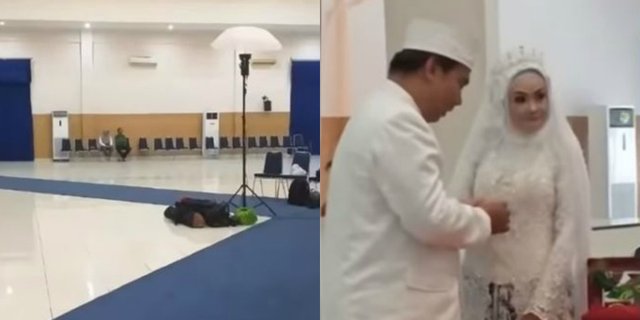 Pengantin Korban Penipuan WO Sajikan Nasi Padang Untuk Tamu