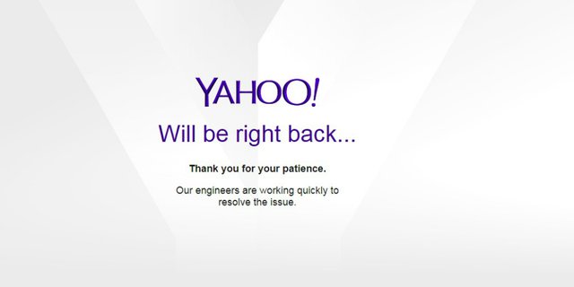 Yahoo Down Sore Ini, Pengguna Frustrasi Sulit Akses Email