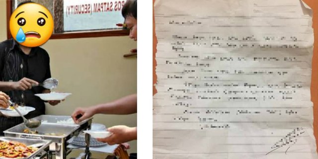 Numpang Makan di Resepsi Nikah, Pria Ini Tulis Surat Pilu Untuk Pengantin