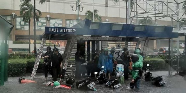 Sejumlah Titik Banjir Jakarta Sore Ini 