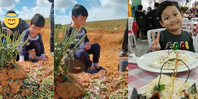 Kisah Haru Anak Tak Tahu Ayah Meninggal: Kalau Sehat Kita Jemput Ya