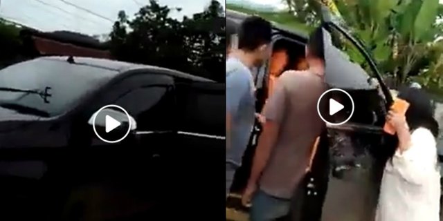Viral Video Aksi Istri Labrak Wanita dalam Mobil Suami Diduga Anggota DPRD