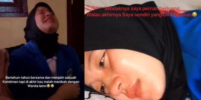 Tangis Histeris Gadis Cantik Ditinggal Nikah, Tak Tega Melihatnya!