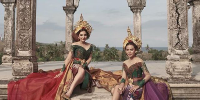 Anggun Bak Bidadari, Ini 5 Potret Ashanty dan Aurel saat Kenakan Kebaya Bali