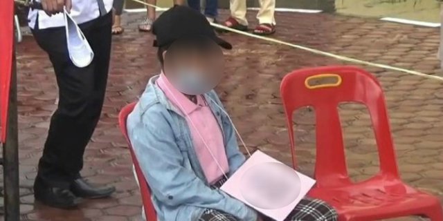 Rekonstruksi Kasus Pembunuhan Keji di Samosir, Anak Sulung Menangis Histeris