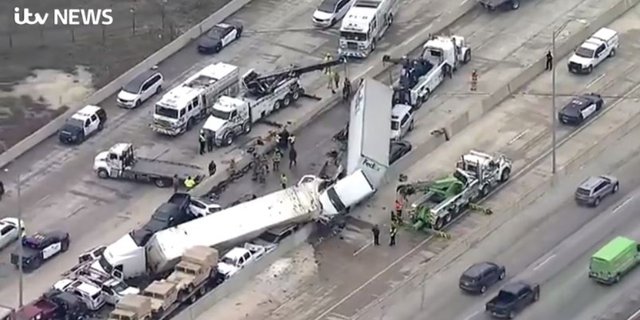 Video Merinding Kecelakaan Beruntun Fatal, 130 Kendaraan dan 6 Nyawa Melayang