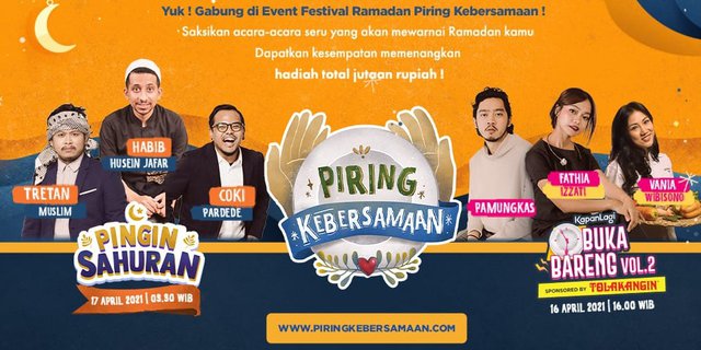 Ada Pamungkas & Tretan Muslim di KapanLagiBukaBareng, Siap Semarakkan Ramadan?