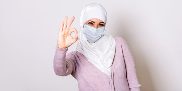 Inovatif, 3 Bentuk Masker dari Hijab