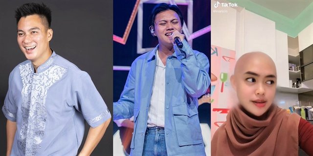 Momen 7 Seleb Jajal Filter Botak di Tiktok, Baim Wong Paling Kocak Parah!