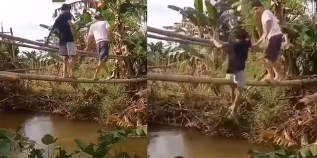 Video Ulah Iseng Teman Bikin Ngakak Tapi Kasihan: Dia Yang Jatoh Gue yang Linu