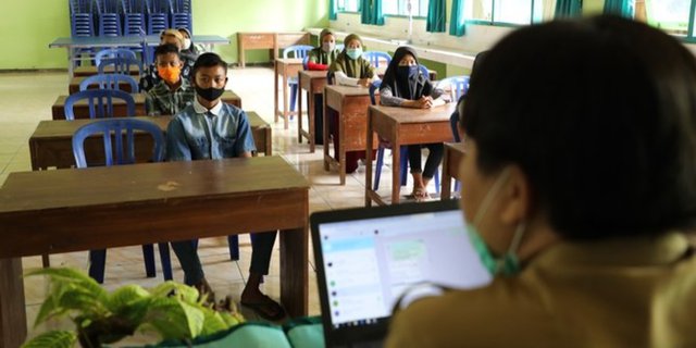 PPKM Mikro Diperpanjang, Sekolah di Kecamatan Zona Merah 100 Persen Daring