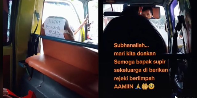 Ingin Sedekah, Sang Sopir Angkot Gratiskan Ongkos Penumpang Setiap Jumat