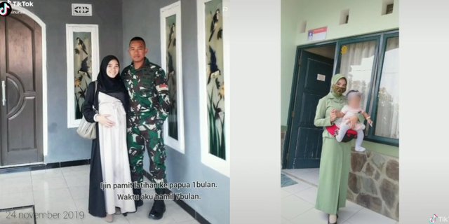 Kisah Istri TNI Ditinggal Dinas Saat Hamil, Suami Pulang Tak Dikenal Anaknya
