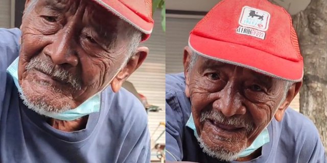 Pilu! Sudah Berusia 110 Tahun, Kakek Kerja Jadi Tukang Becak Tak Punya Rumah