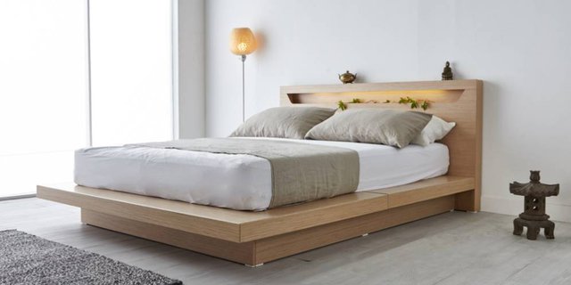 Desain Floating Bed Bikin Kamar Tidur Jadi Dramatis