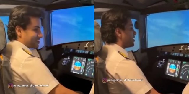 Viral Video Pilot Ganteng Lantunkan Alquran Saat Kendalikan Pesawat, Bikin Terpana!