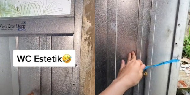 Penampakan Toilet Estetik Ini Malah Bikin Takut, Pas Dibuka Ternyata…