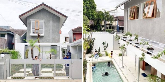 Tengok Desain Tropis nan Modern Rumah Putih Bandung