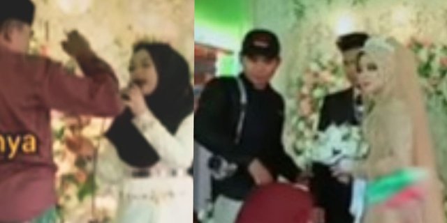 Bapak Bersarung Sawer Biduan, Diamuk Anak Istri di Atas Panggung