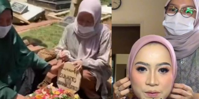 Momen Menggetarkan MUA Tetap Bekerja di Hari Sang Ayah Tutup Usia