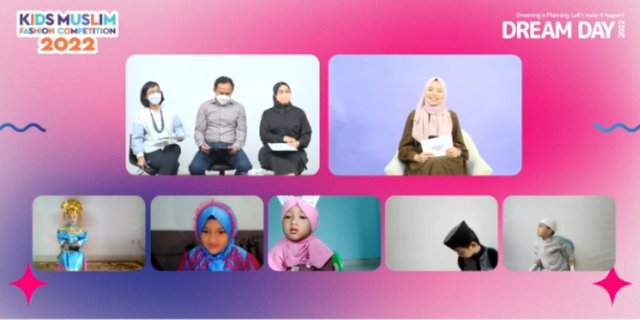 Aksi 20 Finalis Fashion Kids Muslim Fashion Competition di Ajang Dream Day 2022, Lucu dan Menggemaskan
