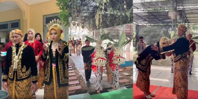 Viral Siswa SMA di Tuban Ujian Praktik Nikah Seperti Resepsi Sungguhan, yang Terjadi Selanjutnya...